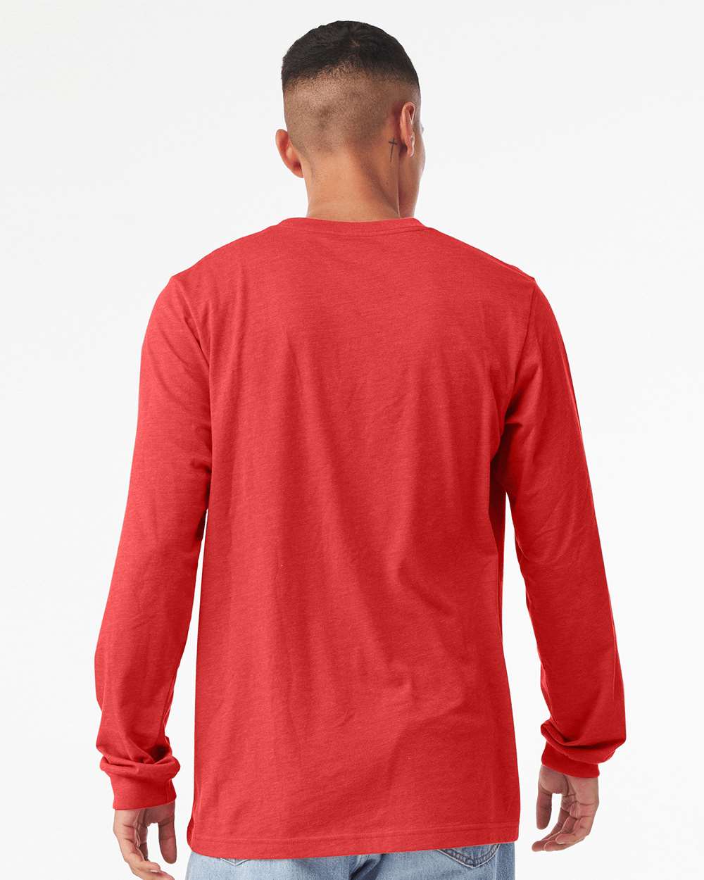Heather Long Sleeve Tee - 3501CVC
