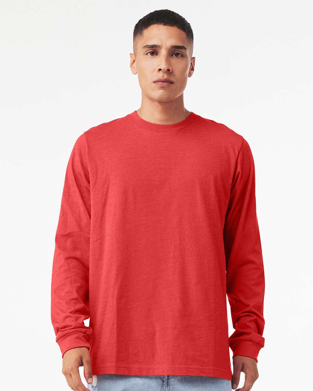 Heather Long Sleeve Tee - 3501CVC