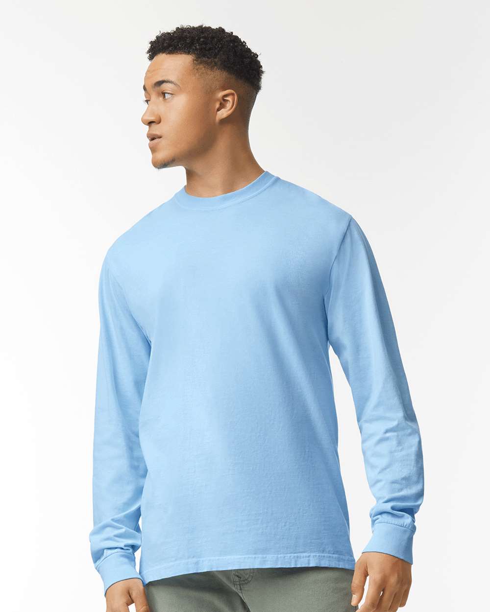 Dyed Heavyweight Long Sleeve T-Shirt - 6014