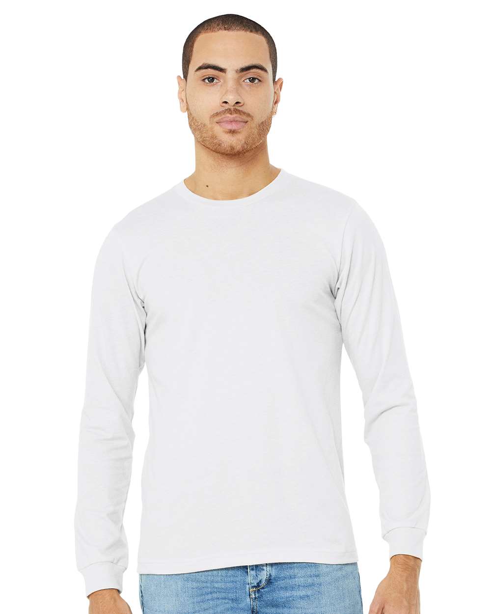 Heather Long Sleeve Tee - 3501CVC